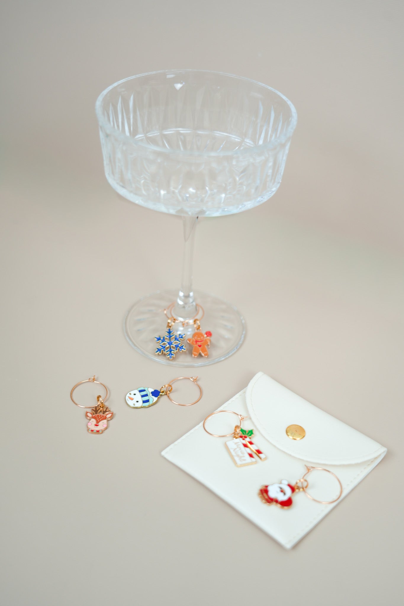Christmas collection: wineglass markers