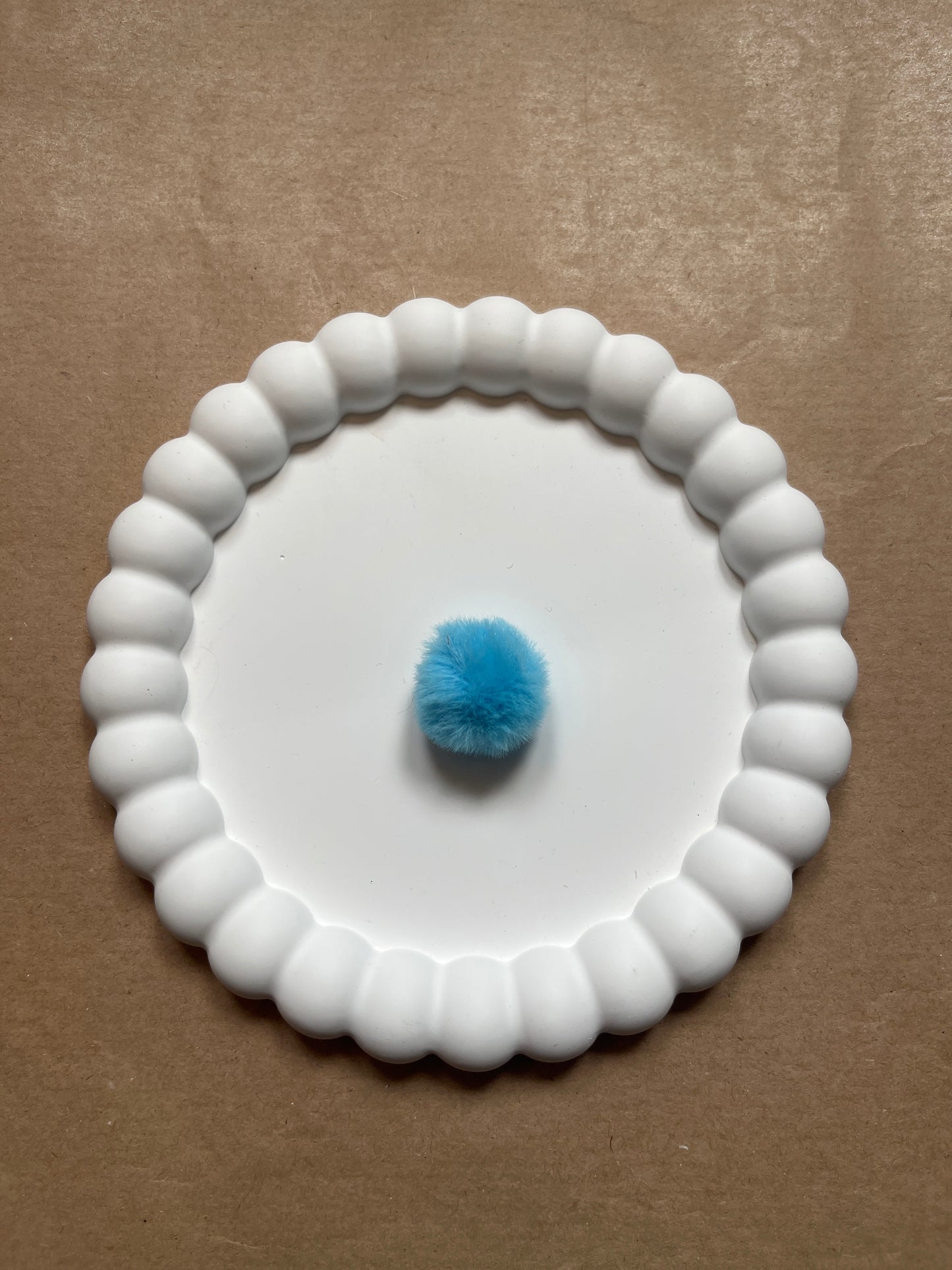 Light blue pompom