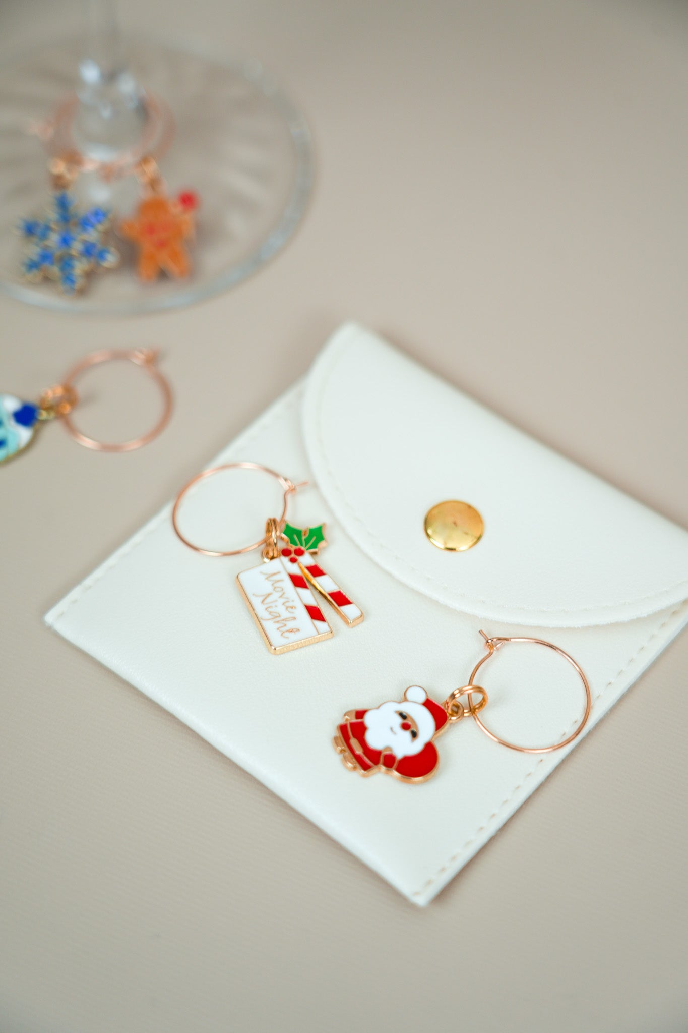 Christmas collection: wineglass markers