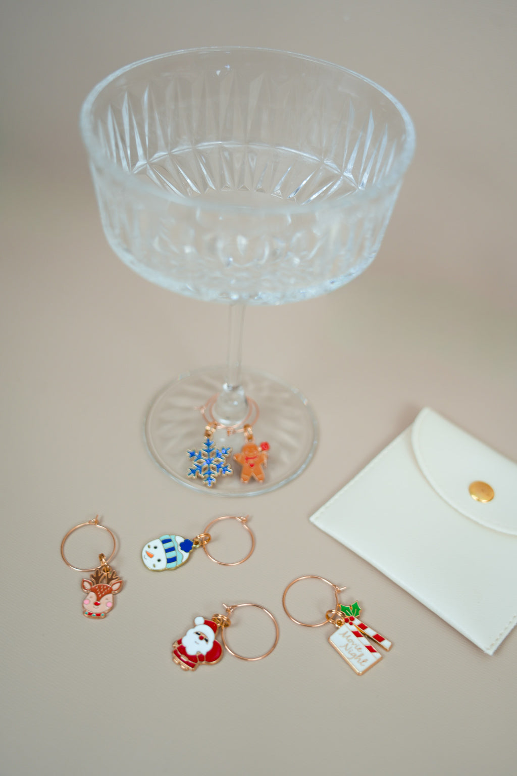 Christmas collection: wineglass markers