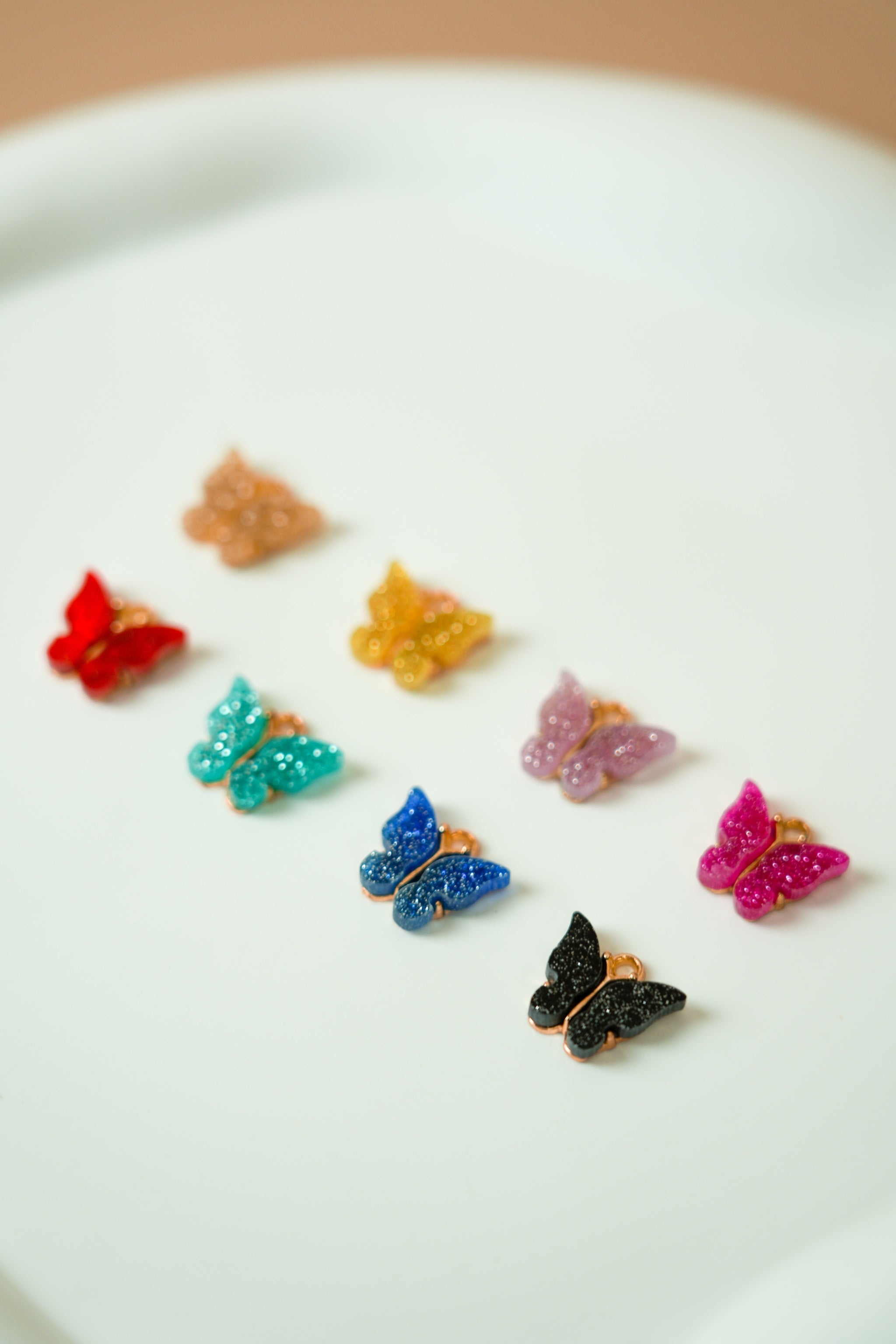 Glitter butterflies