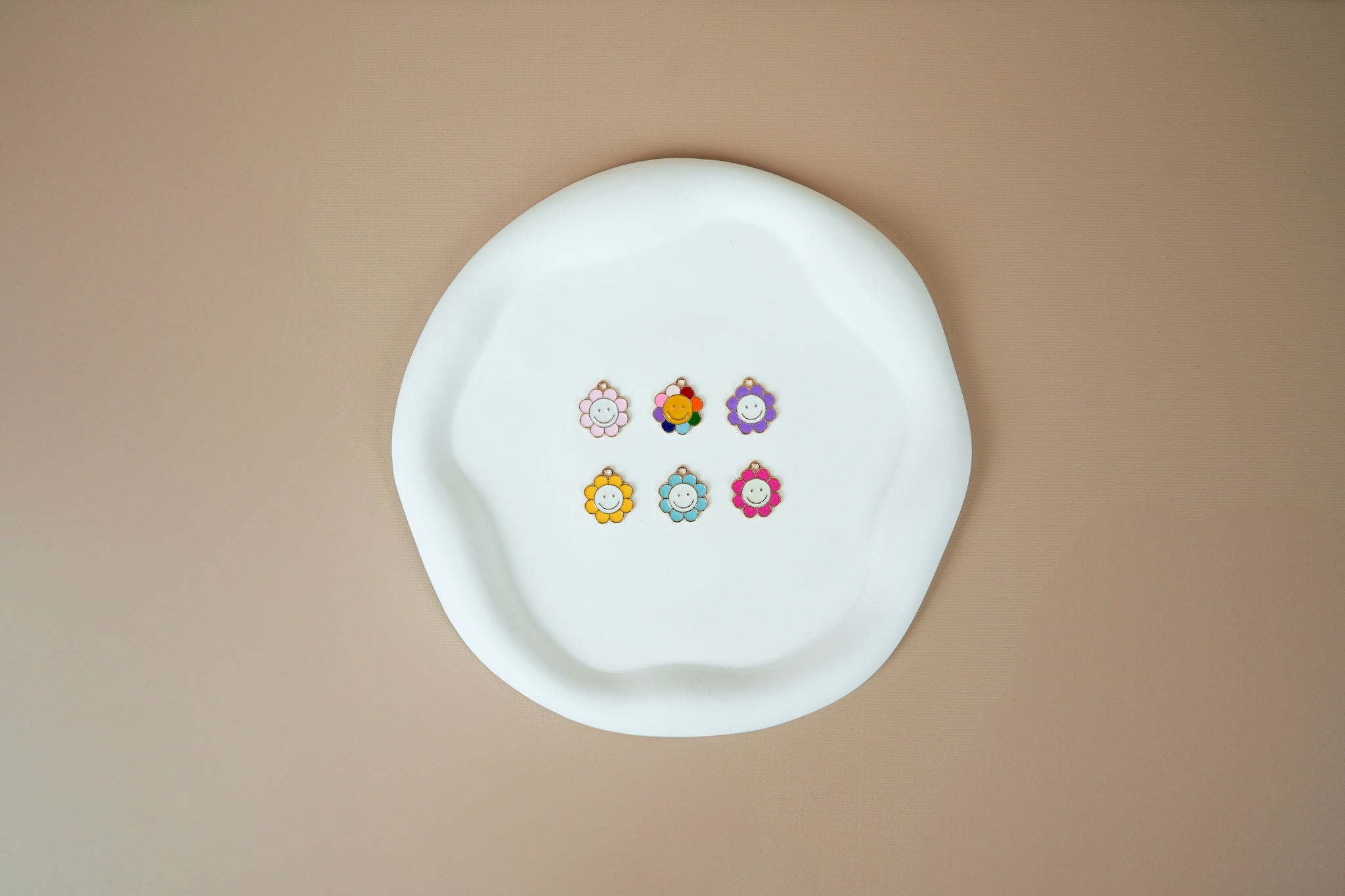 Pastel smiley rainbow