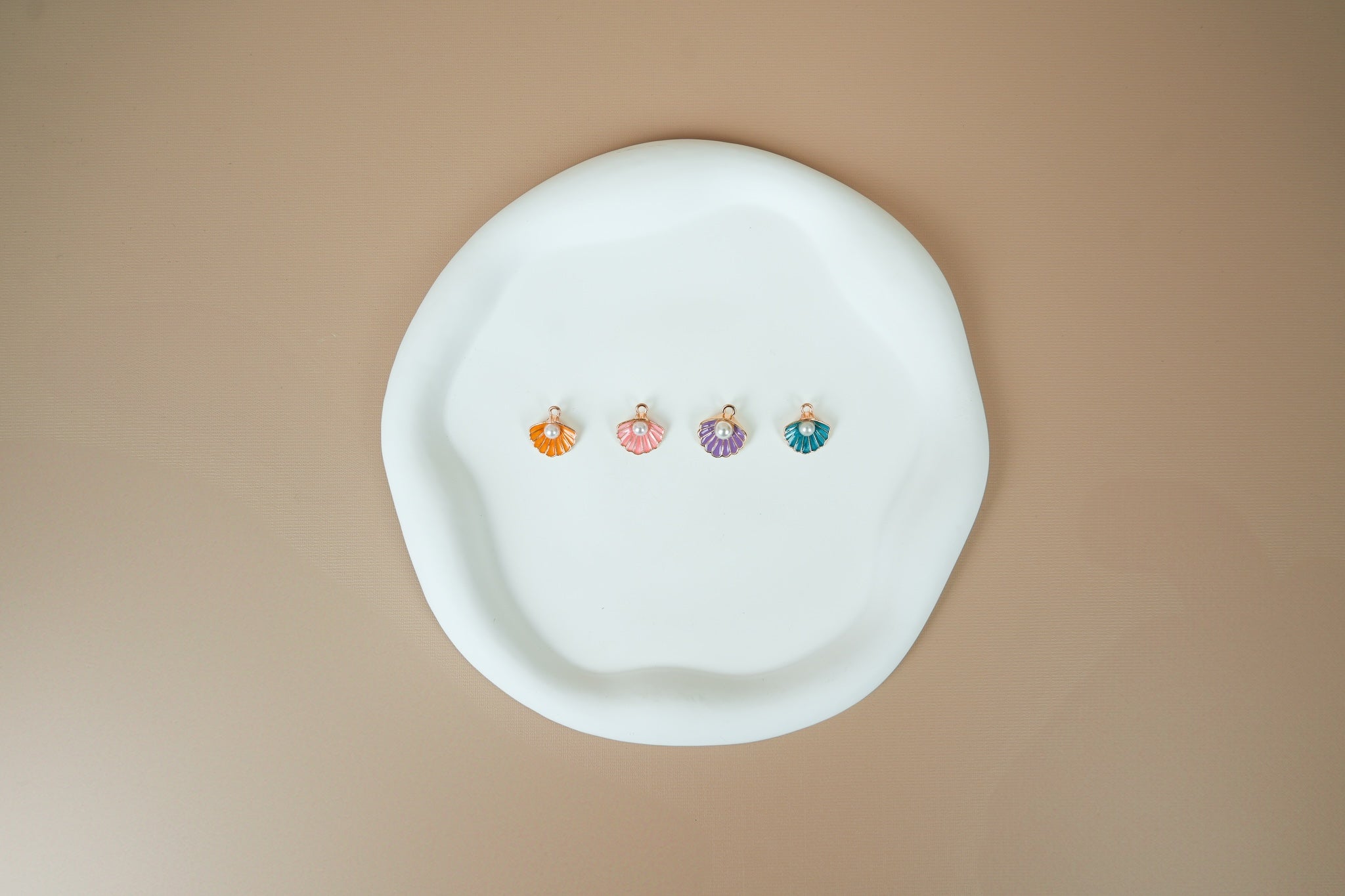 Shells with pearls