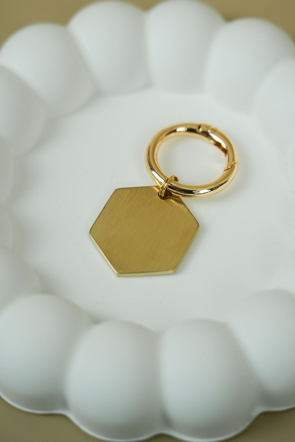 The small hexagon tag