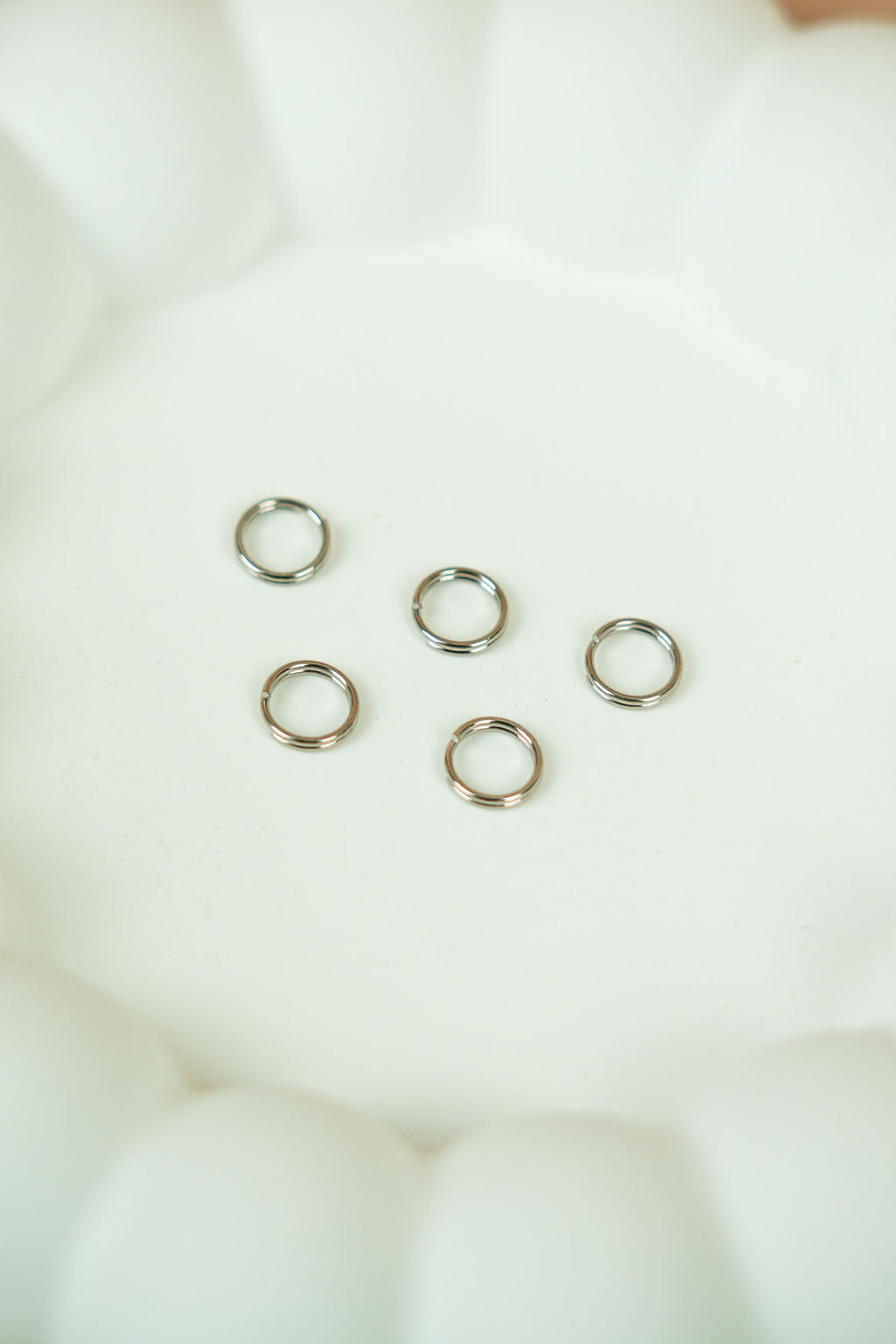 The small silver rings (set of 5)