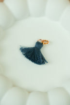 Dusty blue tassel (gold)
