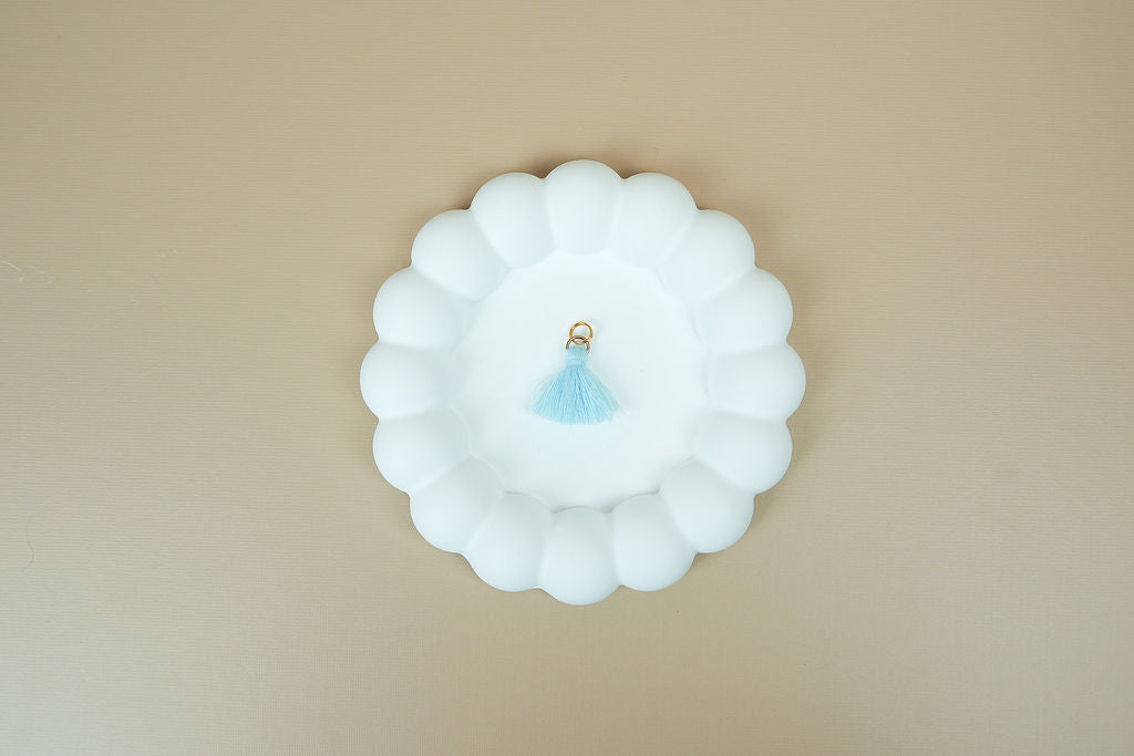 Light blue tassel (gold)