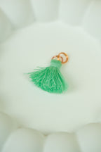 Turquoise tassel (gold)