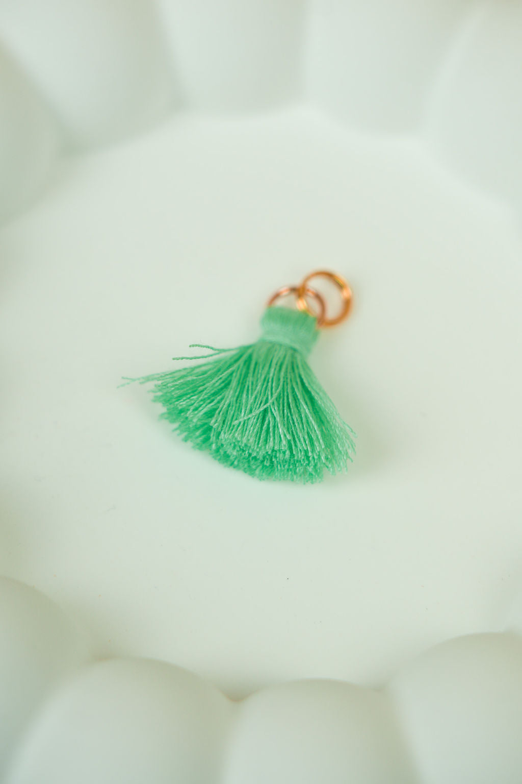 Turquoise tassel (gold)