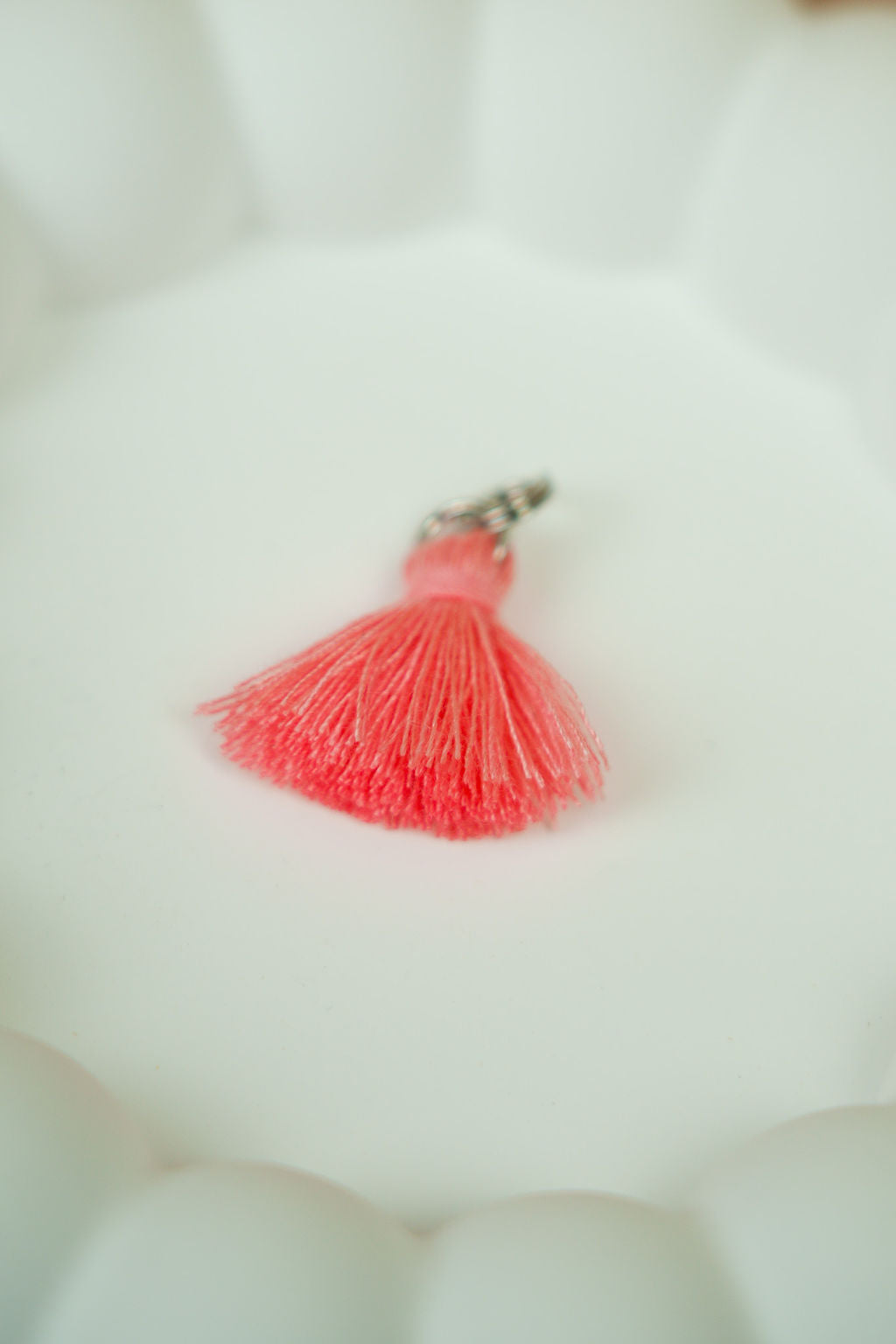 Flamingo tassel (silver)