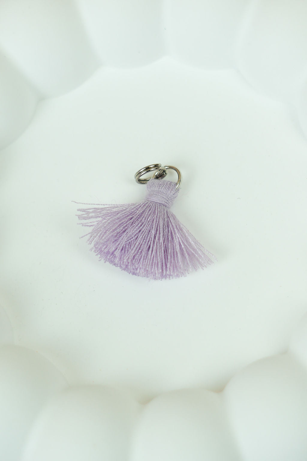 Purple tassel (silver)