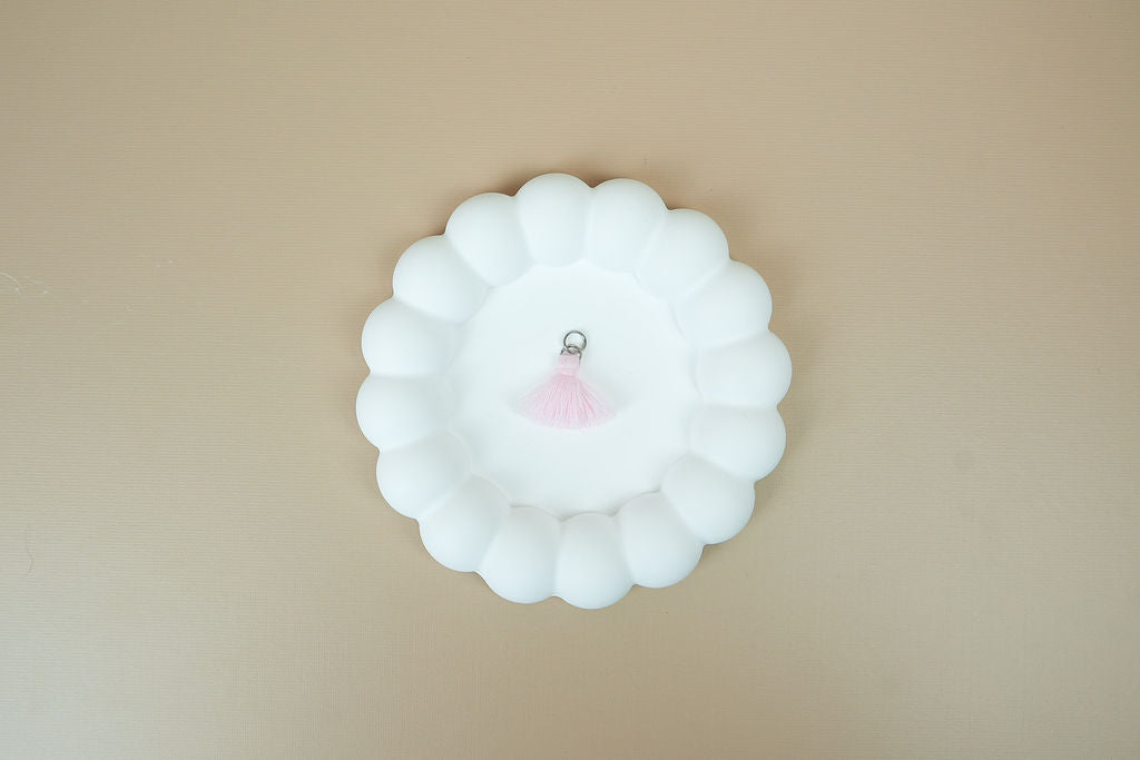 Light pink tassel (silver)