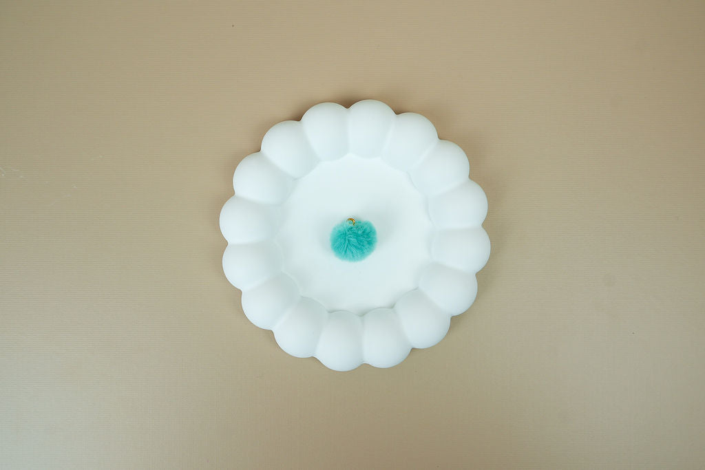 Turquoise pompom