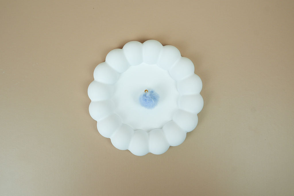 Light blue pompom